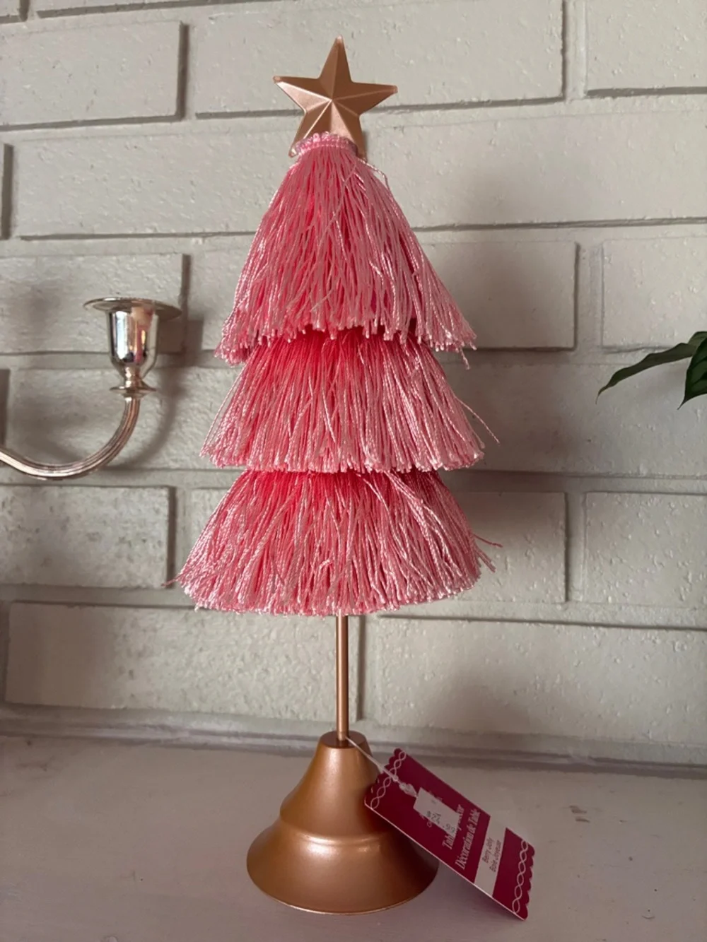 Ashland Pink Tassel Holiday Tree Decor